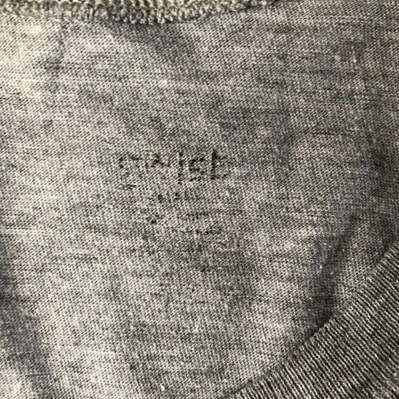 Mens Heather Gray Crew Neck Tee Size Small - Picture 3 of 10